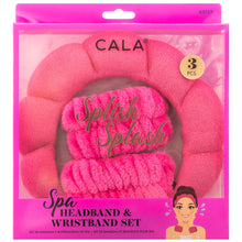 Load image into Gallery viewer, Spa headband &amp; wristband set
