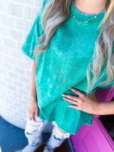 Load image into Gallery viewer, Oversized acid wash tee's
