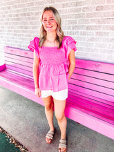 Load image into Gallery viewer, Smocked ruffle top
