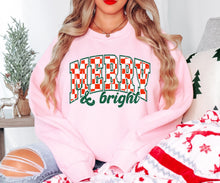 Load image into Gallery viewer, Merry &amp; Bright varsity checkered

