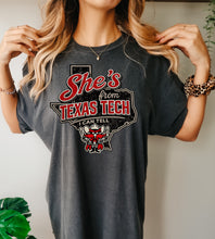 Load image into Gallery viewer, She’s from Texas Tech I can tell
