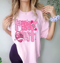 Load image into Gallery viewer, Pink out leopard check w football
