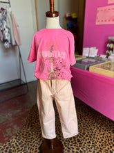 Load image into Gallery viewer, Youth pink paper bag mom jeans
