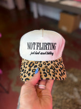 Load image into Gallery viewer, Not flirting embroidered hat
