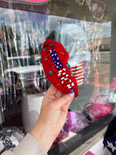 Load image into Gallery viewer, Red white Blue Boujee Headbands
