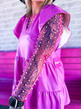 Load image into Gallery viewer, Rhinestone mesh crop
