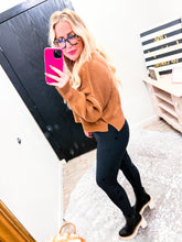 Load image into Gallery viewer, Mock neck crop sweater top
