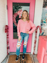 Load image into Gallery viewer, Soft v-neck ribbed top
