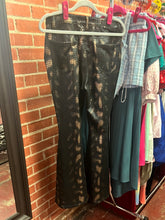 Load image into Gallery viewer, black snakeskin Rock and Roll Jeans, 30
