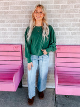 Load image into Gallery viewer, Washed Oversized Long Sleeve Top
