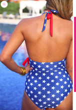 Load image into Gallery viewer, Liberty wave halter one piece
