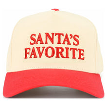Load image into Gallery viewer, Santa’s favorite embroidered hat
