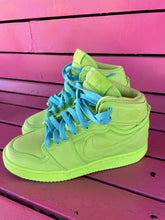 Load image into Gallery viewer, Lime Green Nike Shoes, 6.5 youth
