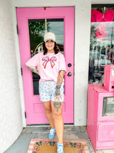 Load image into Gallery viewer, Cherry bow oversized tee
