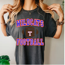 Load image into Gallery viewer, Temple Wildcats vintage football design
