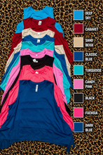 Load image into Gallery viewer, Shark bite slit tank top
