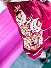 Load image into Gallery viewer, Maroon Embroidered shoulder top
