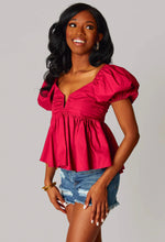 Load image into Gallery viewer, BuddyLove Houston Crimson Top
