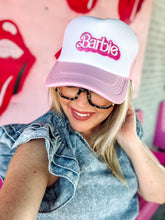 Load image into Gallery viewer, Barbie trucker hat

