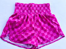 Load image into Gallery viewer, Vibe check smocked shorts
