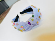 Load image into Gallery viewer, Rhinestone waffle knit headbands

