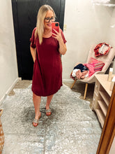 Load image into Gallery viewer, Maroon leopard Umgee Womens Dress, Large
