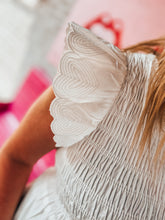 Load image into Gallery viewer, Smocked ruffle sleeve top

