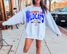 Load image into Gallery viewer, Temple Wildcats Vintage Design
