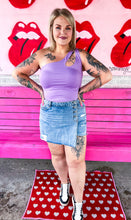 Load image into Gallery viewer, One shoulder tank bodysuit
