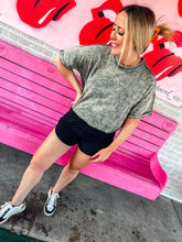 Load image into Gallery viewer, French Terry Acid Wash Tee
