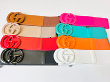 Load image into Gallery viewer, Thick GG belt with elastic.
