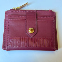 Load image into Gallery viewer, Maroon steve madden Keychain/Wallet
