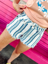 Load image into Gallery viewer, High Rise Stripe Shorts

