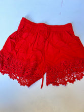 Load image into Gallery viewer, Red Grace &amp; Emma Shorts, Medium
