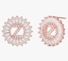 Load image into Gallery viewer, Initial Circle Earrings

