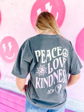 Load image into Gallery viewer, Port 213 - Kid's Charcoal Peace T-shirt-Unisex
