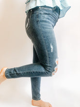 Load image into Gallery viewer, Hi-Rise Button Fly Cuffed Skinny
