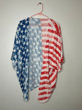 Load image into Gallery viewer, Red/White/Blue Pink Bulldog Kimono, One Size
