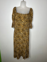 Load image into Gallery viewer, Leopard Blue Rain Womens Dress, 3XL
