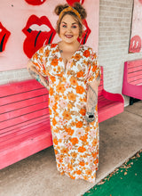 Load image into Gallery viewer, Boho floral maxi dress
