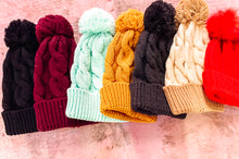 Load image into Gallery viewer, Beanie with Pom
