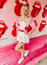 Load image into Gallery viewer, Pink floral cut out 2 piece set
