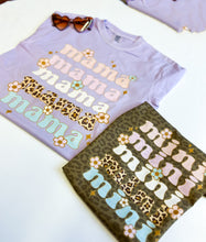 Load image into Gallery viewer, Mini leopard repeat Graphic Tee
