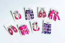 Load image into Gallery viewer, Carrie On Clay Earrings
