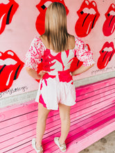 Load image into Gallery viewer, Pink floral cut out 2 piece set
