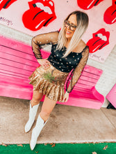 Load image into Gallery viewer, Star Sheer Sleeve Bodysuit
