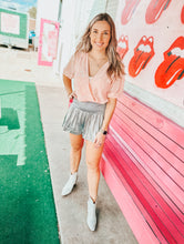 Load image into Gallery viewer, Metallic Smocked Shorts
