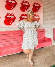 Load image into Gallery viewer, Floral Gauze Mini Dress
