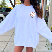 Load image into Gallery viewer, At the Ballpark is where I spend most of my days Crewneck
