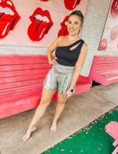 Load image into Gallery viewer, One shoulder tank bodysuit

